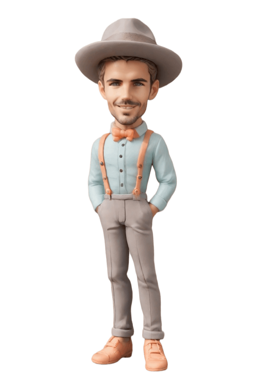 Custom Casual Swagger Bobblehead