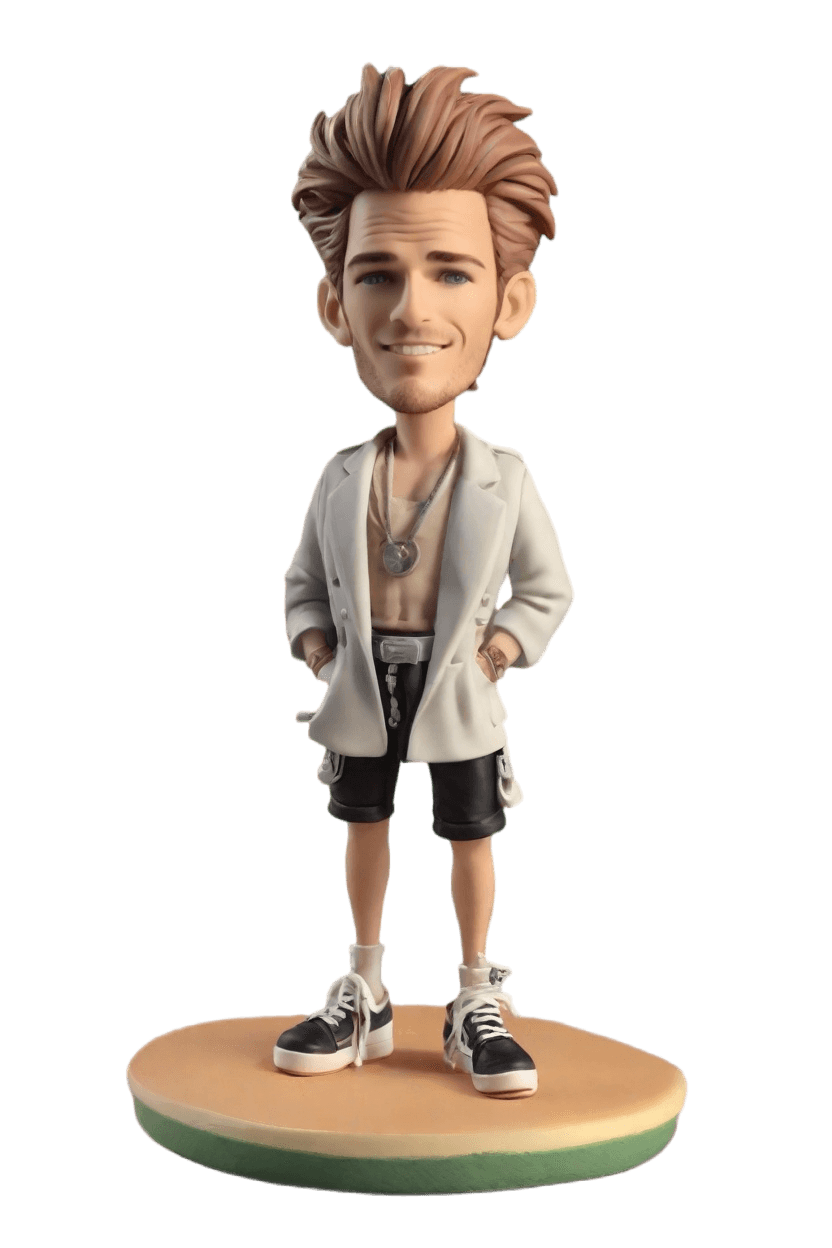 Custom Anniversary Punk Rock Bobblehead