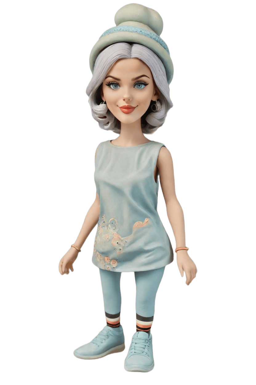 Custom Engagement Cheeky Bobblehead