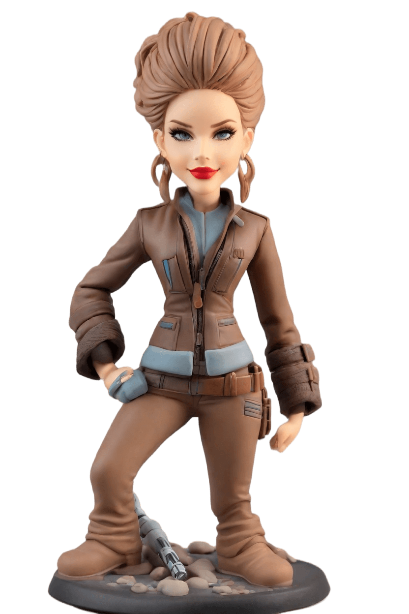 Custom Star Wars Heroine Bobblehead