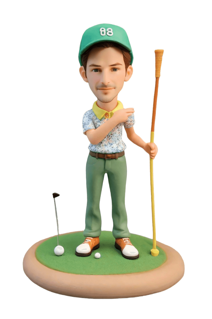 Custom Golf Swing Bobblehead