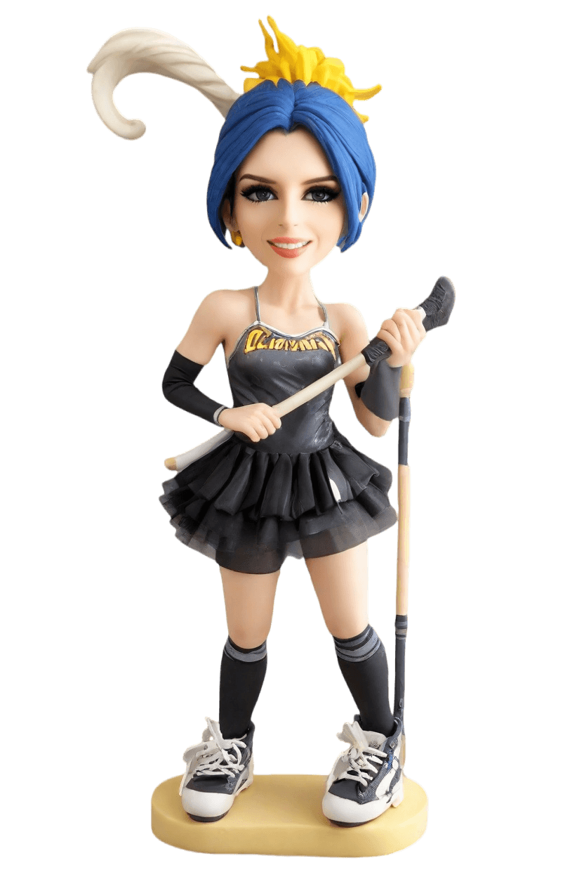 Custom Hockey Heroine Bobblehead