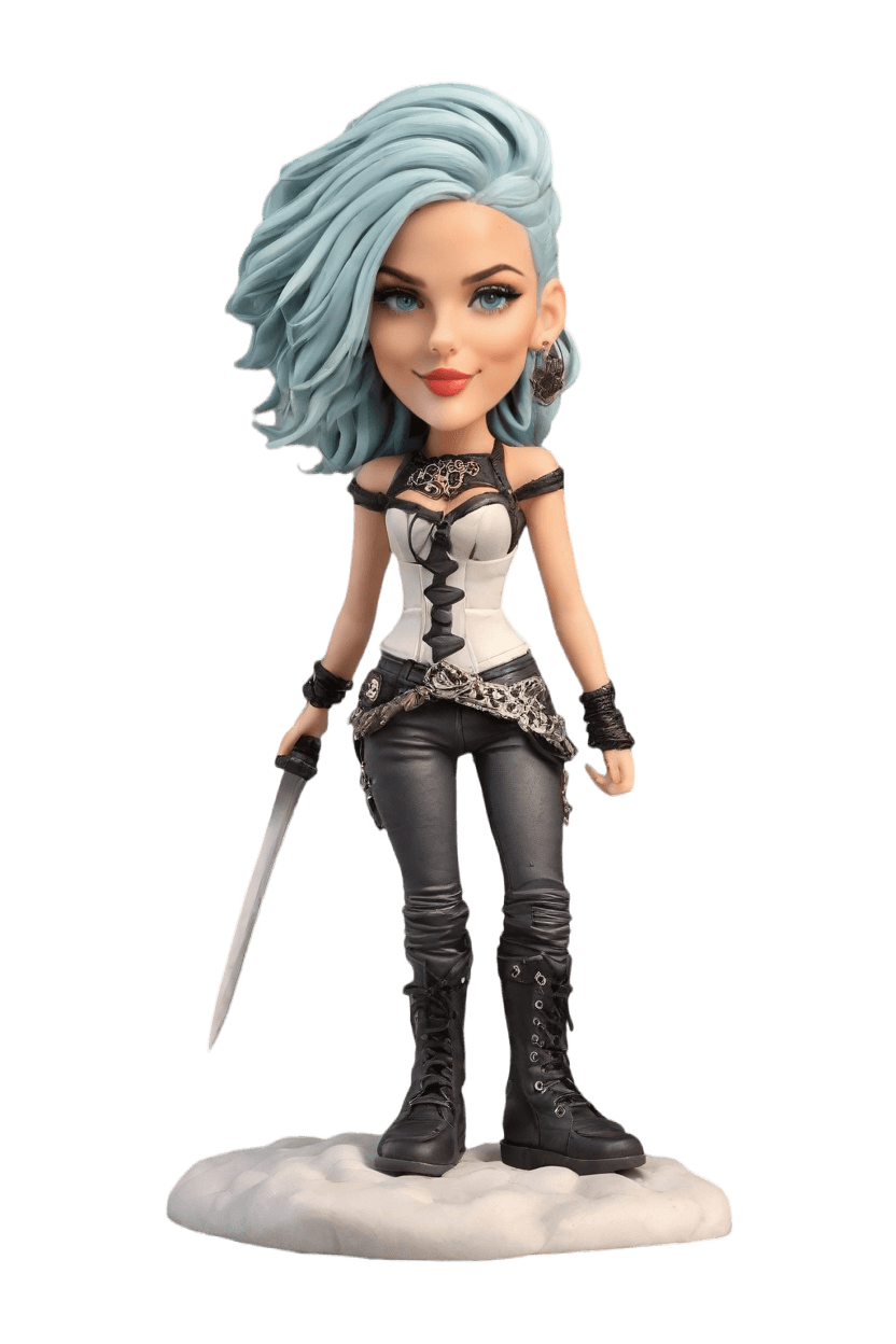 Custom Warrior Princess Bobblehead