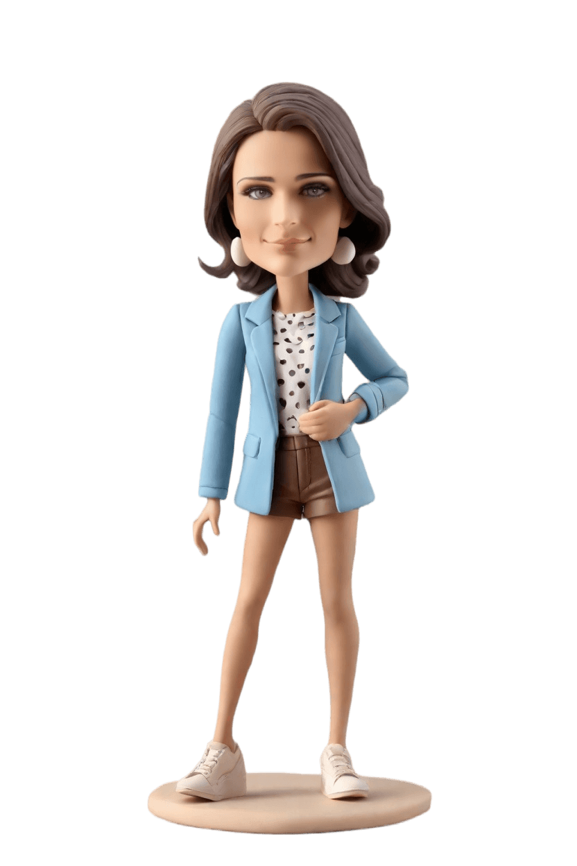 Custom Office Chic Bobblehead