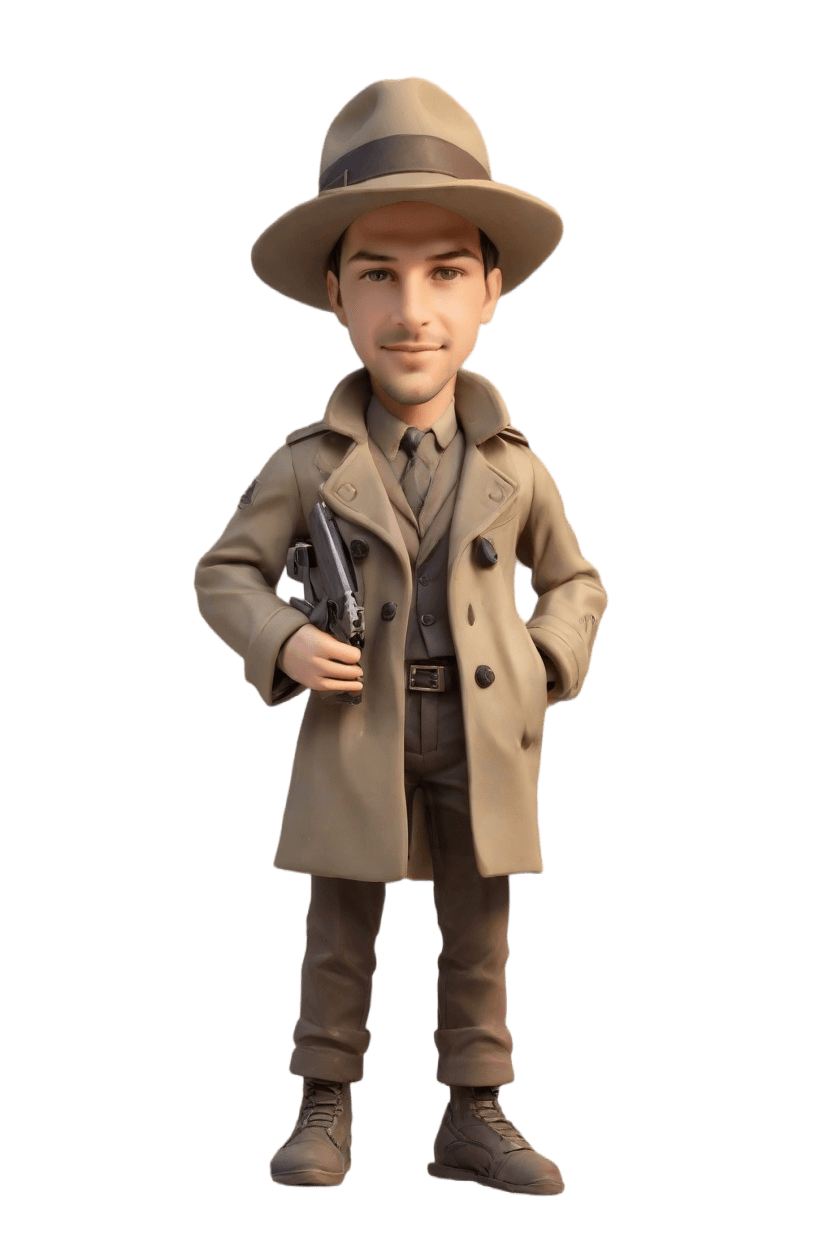custom Post-Apocalyptic Hero Bobblehead