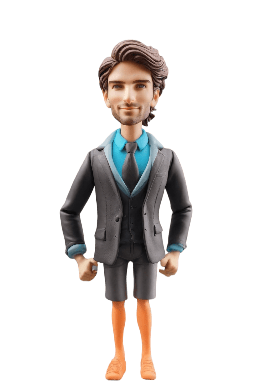 Confident Custom Swagger Bobblehead