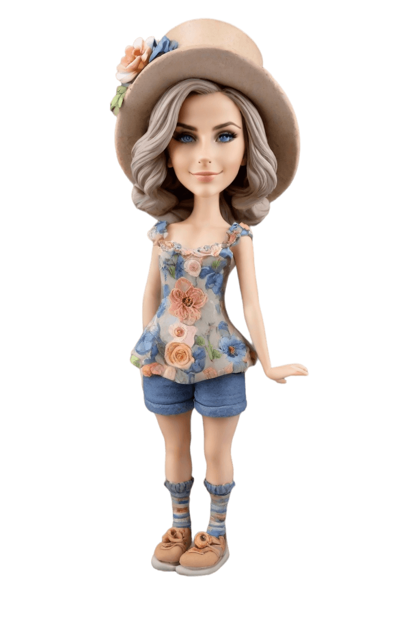 Custom Cheeky Pose Bobblehead