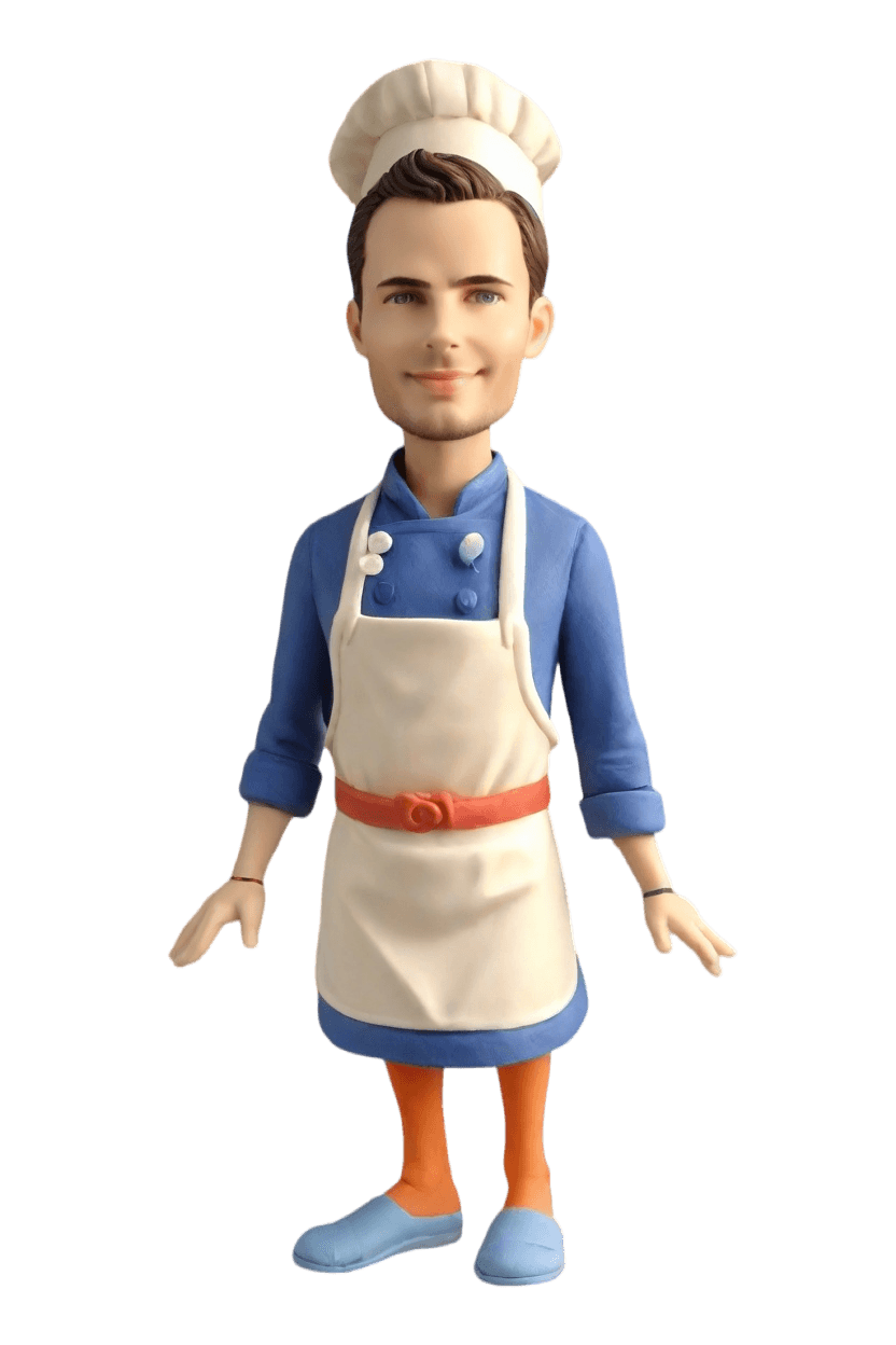 Culinary Custom Playful Bobblehead