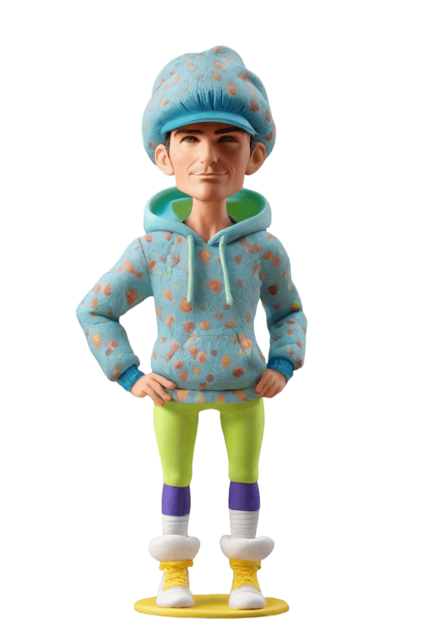 Dynamic Custom Athlete Bobblehead