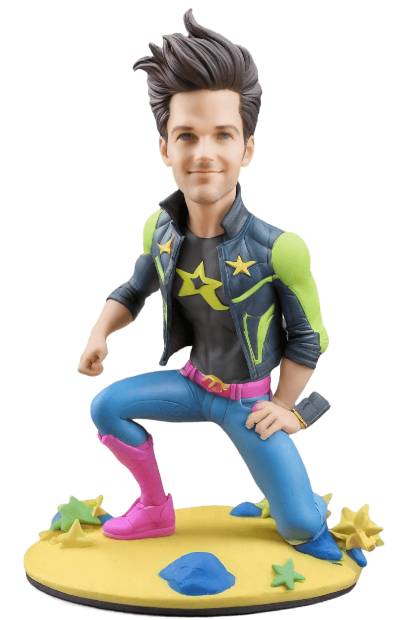 Custom Superhero Landing Bobblehead