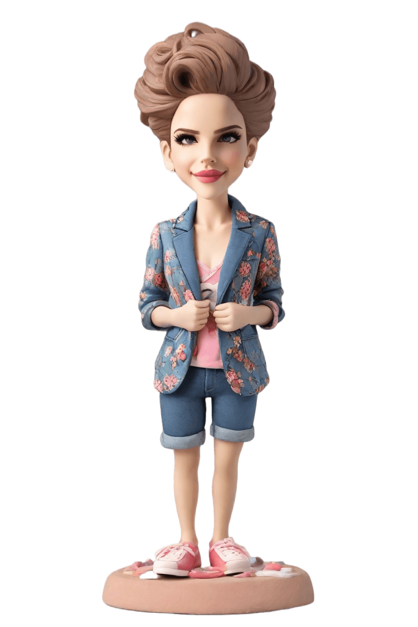 Custom Father's Day Playful Bobblehead
