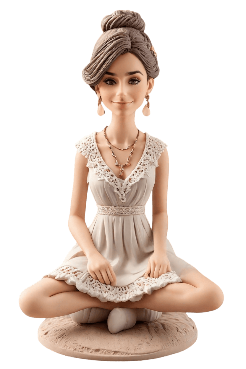 Custom Meditation Chic Bobblehead