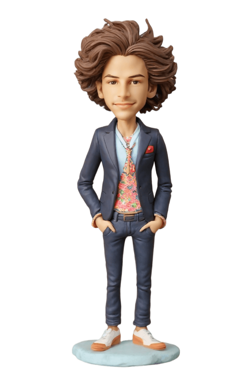 Custom Music Enthusiast Groovy Bobblehead