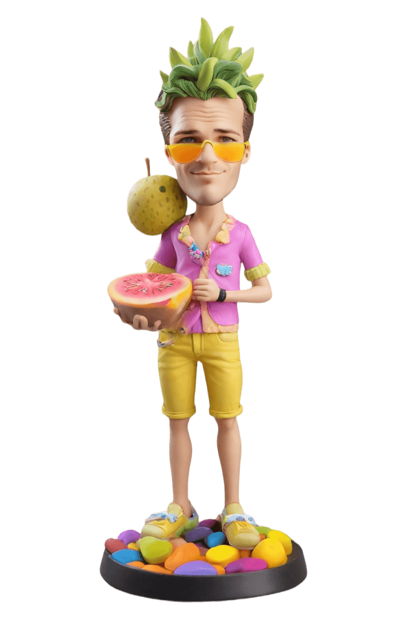 Custom Fruity Fun Bobblehead