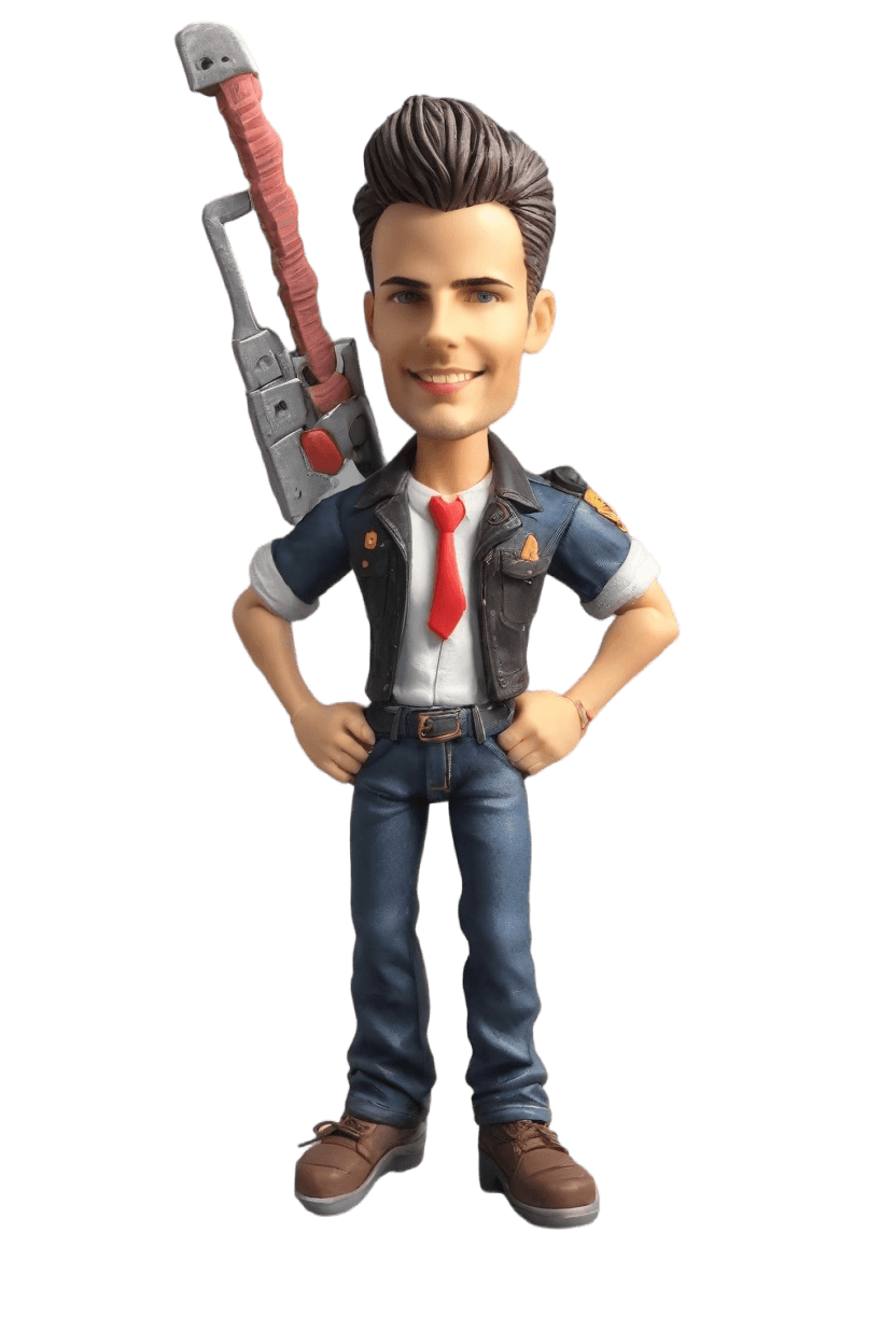 Custom Chainsaw Hero Bobblehead