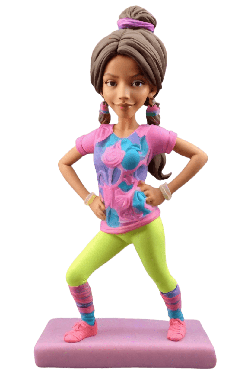 Custom Yoga Retreat Figurine Bobblehead