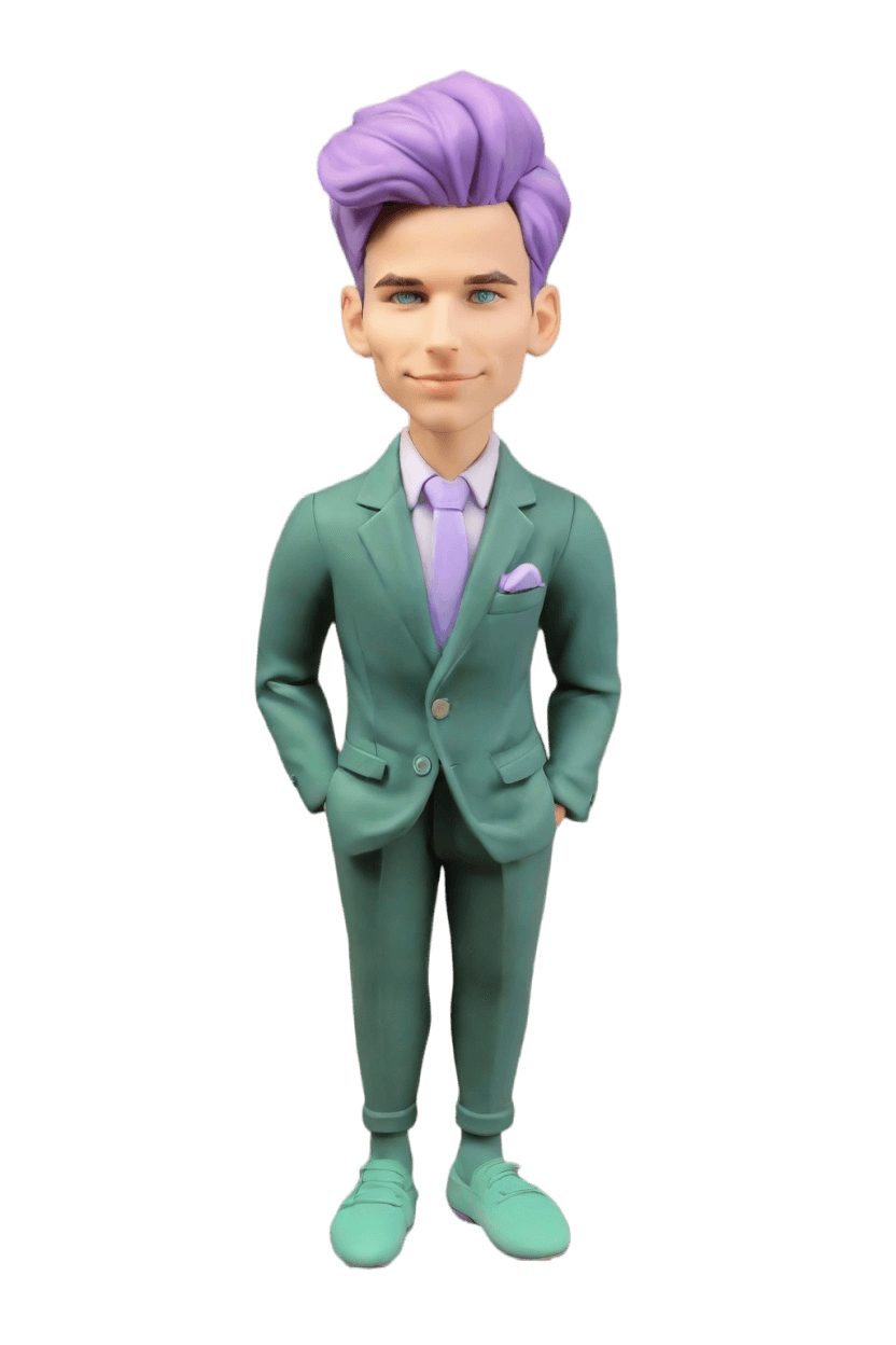 Custom Casual Cool Bobblehead