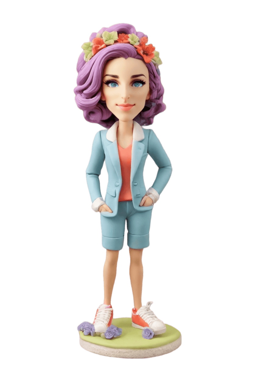 Custom Garden Chic Bobblehead