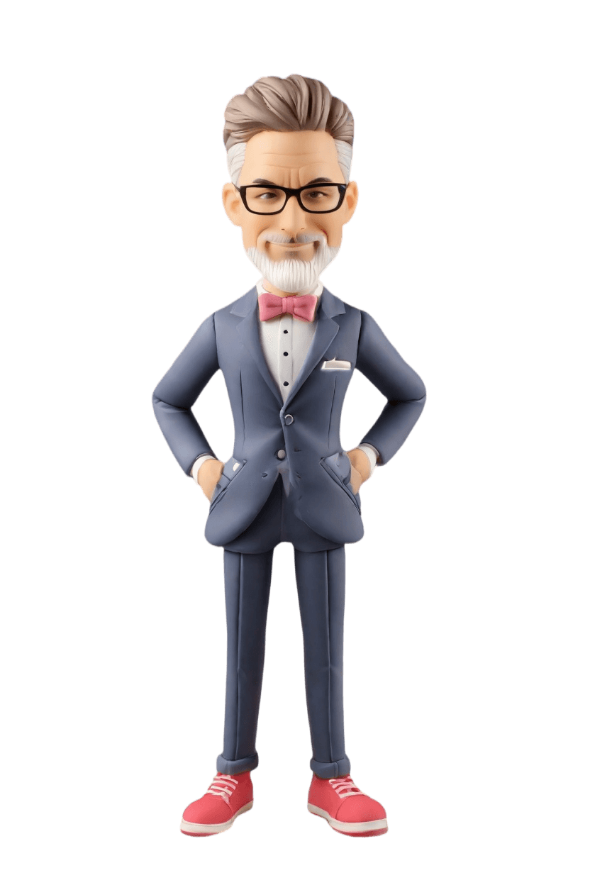 Custom Anniversary Playful Bobblehead