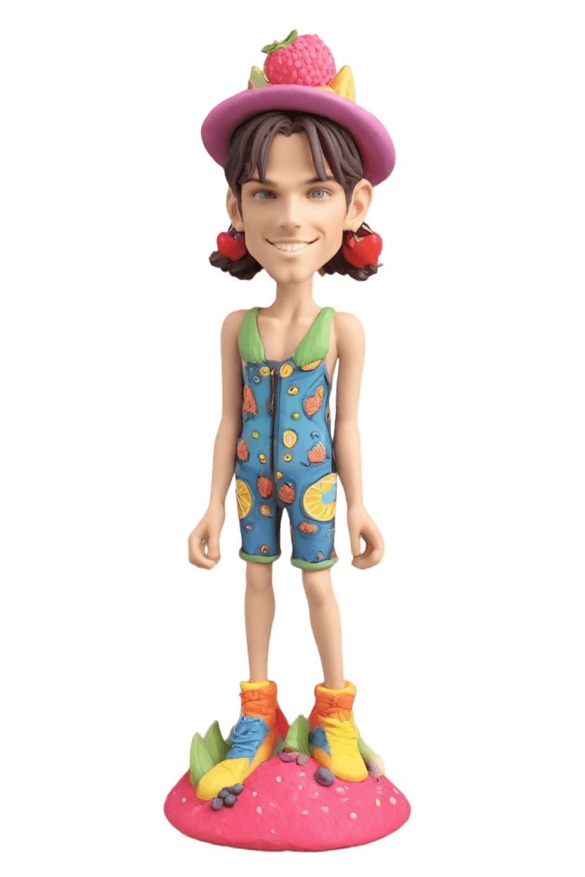 Custom Client Appreciation Fruity Bobblehead