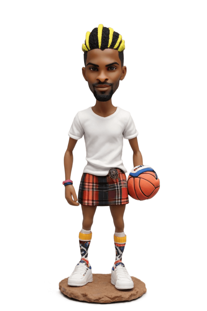 Custom Punk Rock Winking Bobblehead