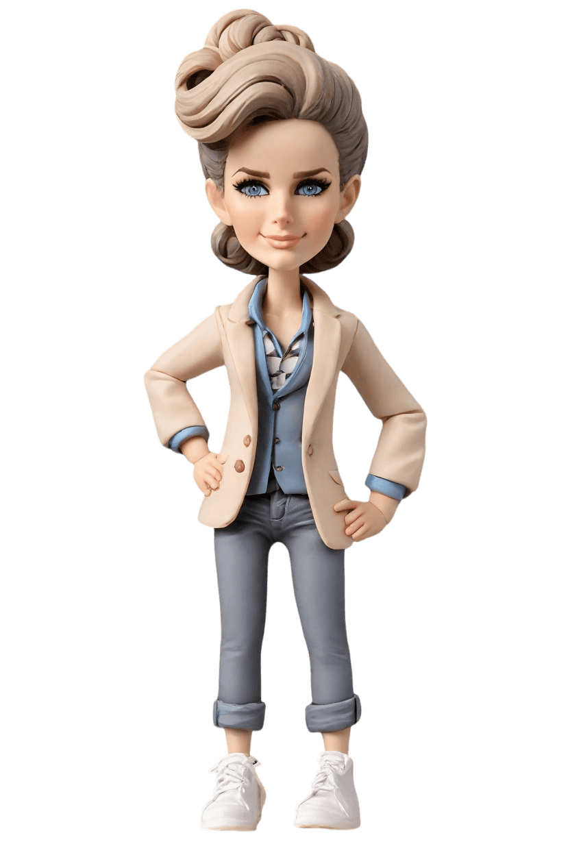Custom Entrepreneur Chic Bobblehead