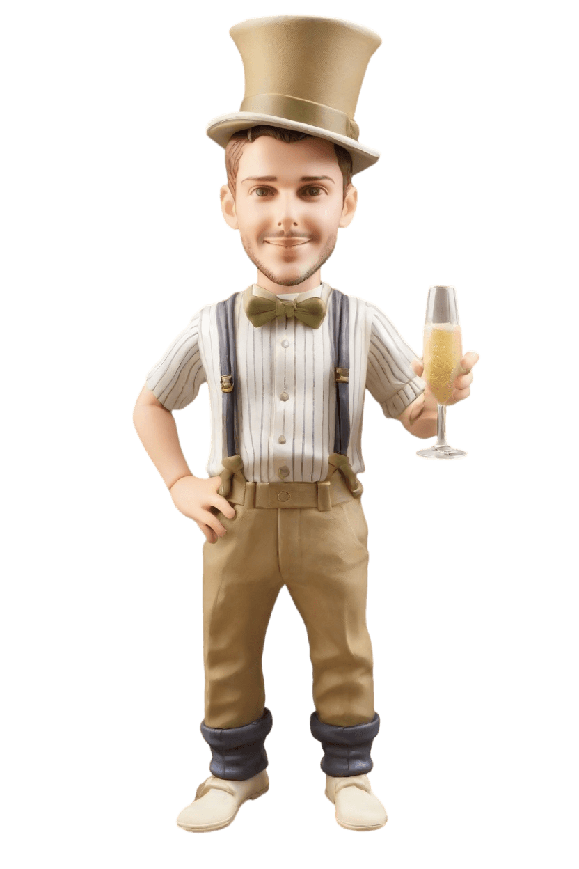 Custom Celebration Star Bobblehead