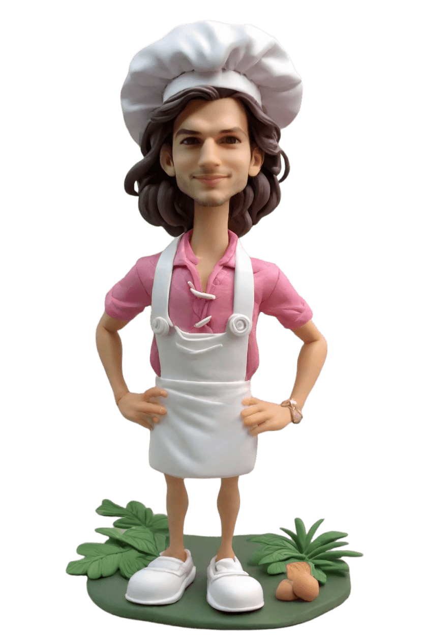 Chef's Playful Custom Bobblehead