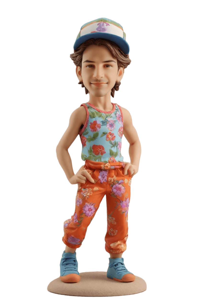 Custom Yoga Warrior Bobblehead