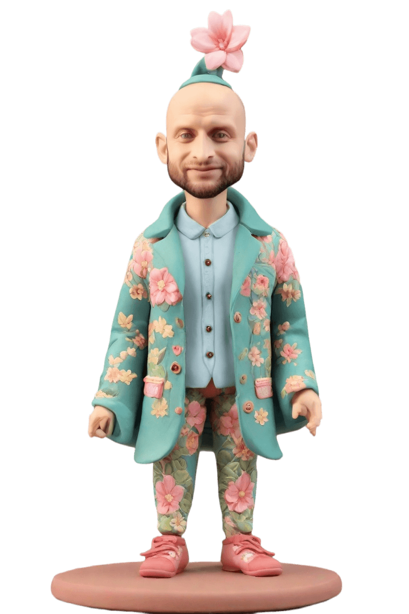 Custom Wellness Playful Bobblehead
