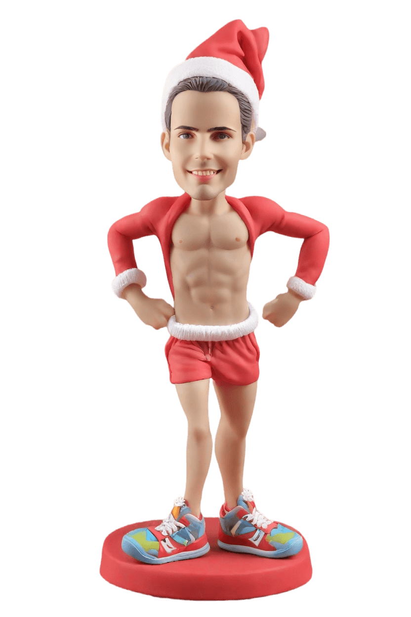 Custom Holiday Jolly Bobblehead