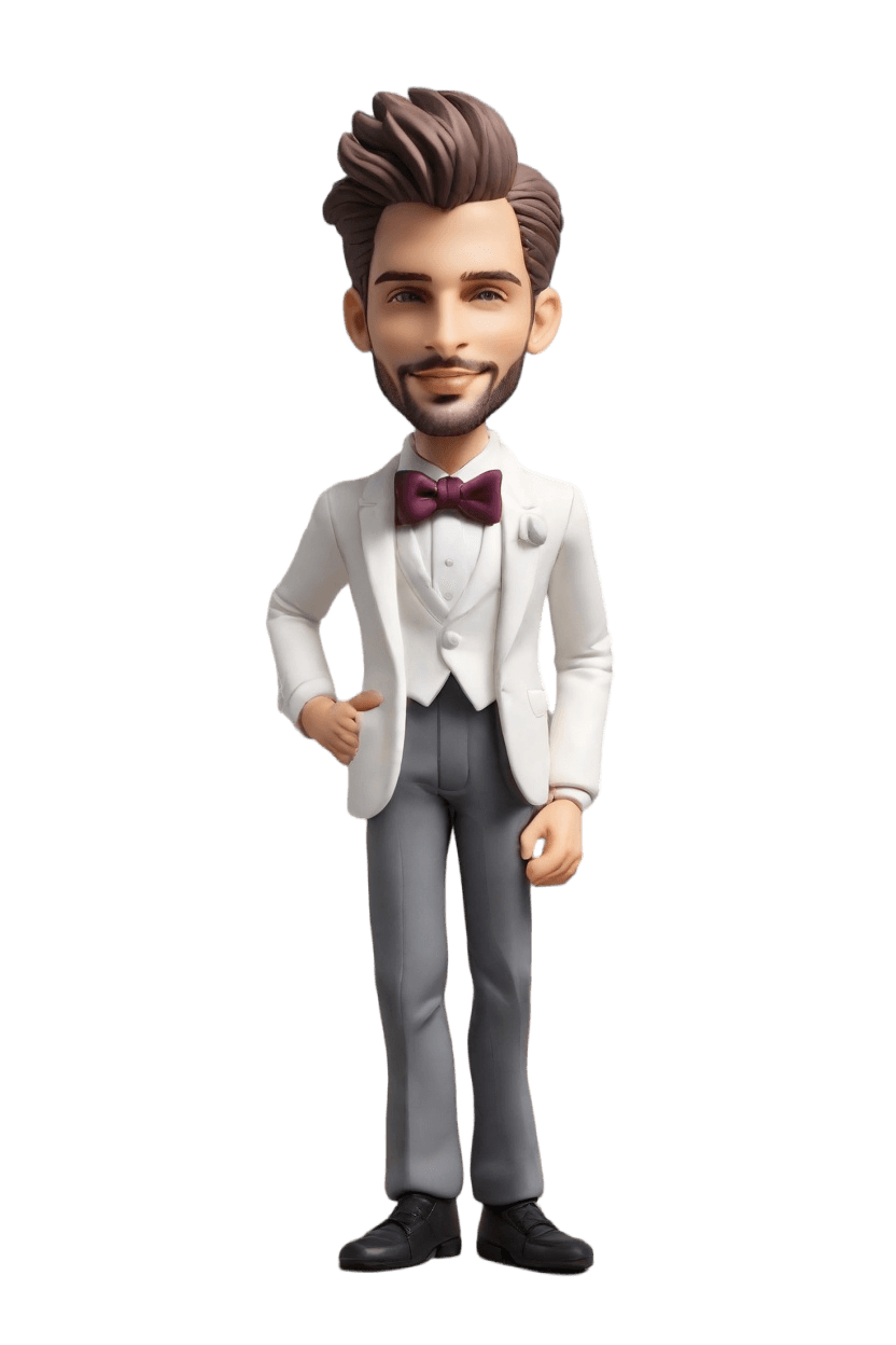 Custom Anniversary Chic Bobblehead