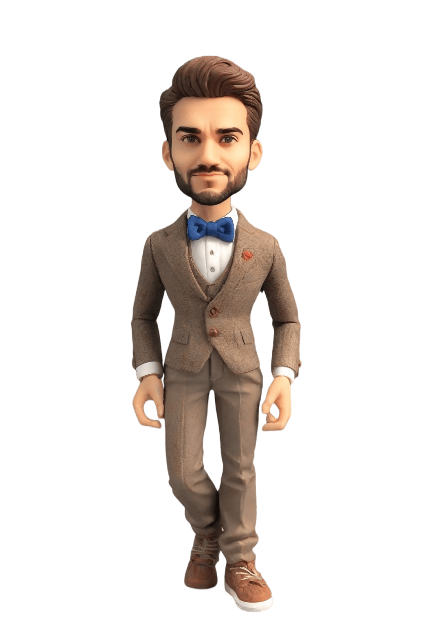 Casual Charm Custom Bobblehead