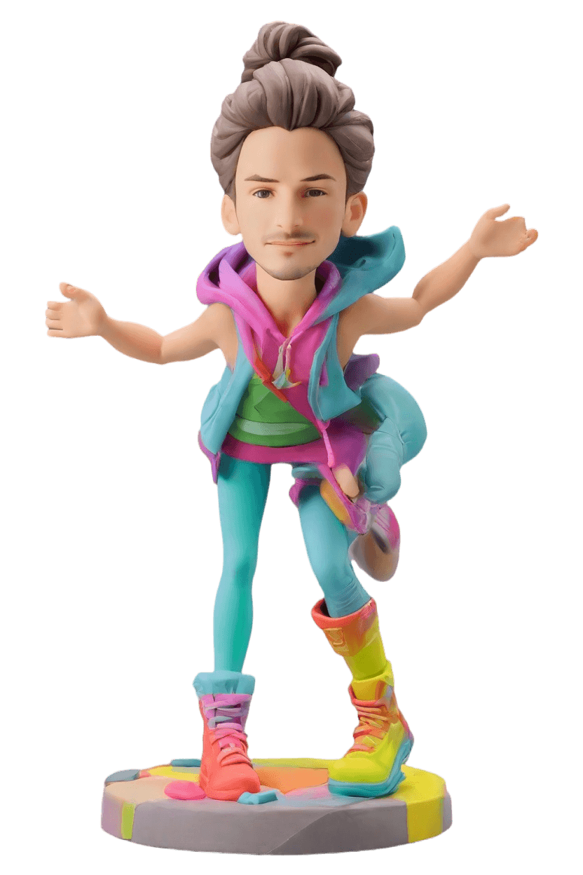 Custom Warrior Yoga Bobblehead