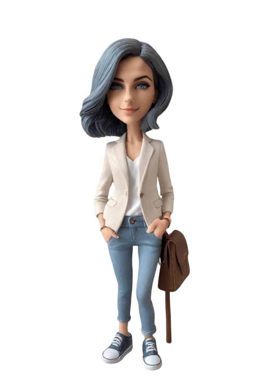 Custom Office Chic Bobblehead