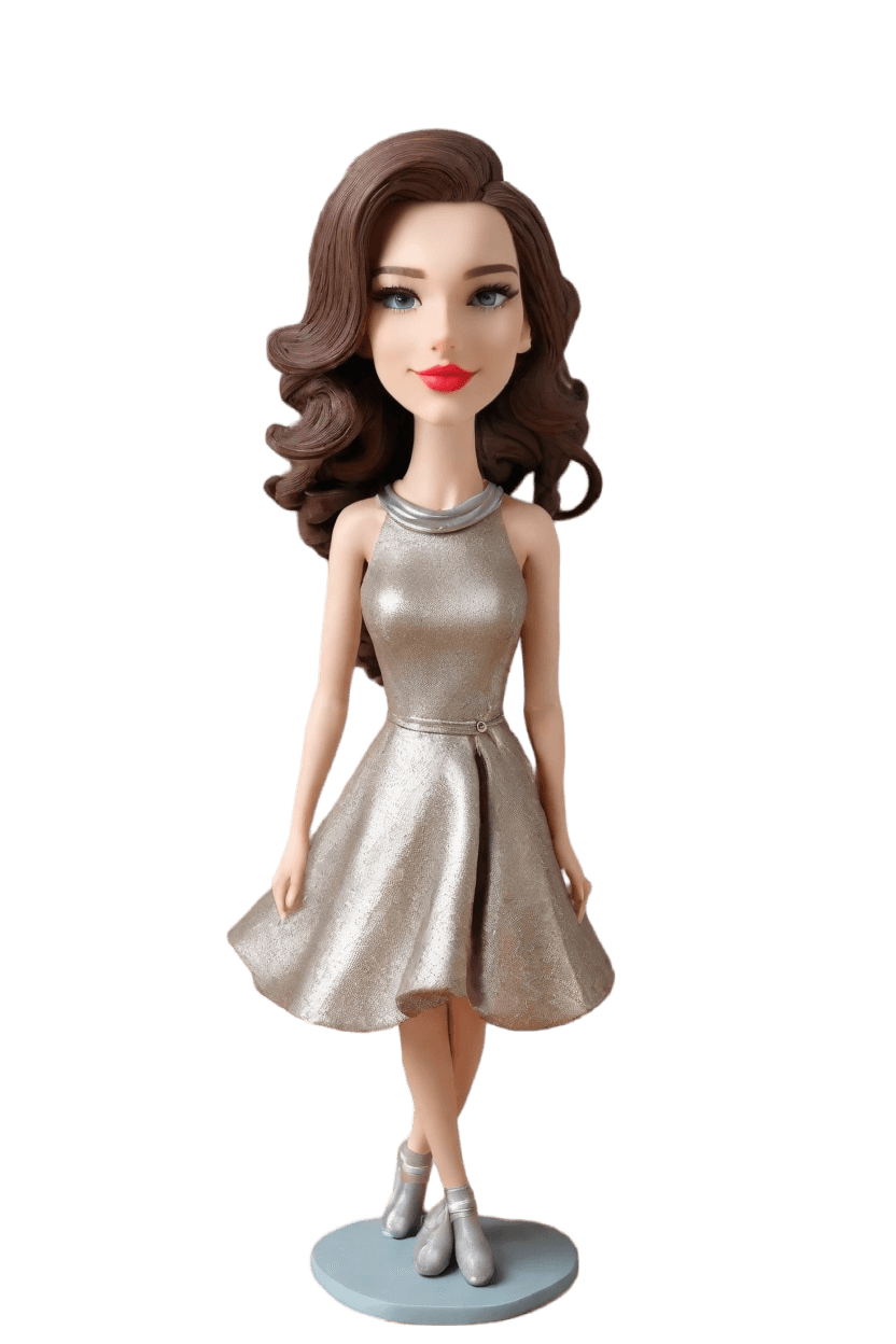 Custom Engagement Chic Bobblehead