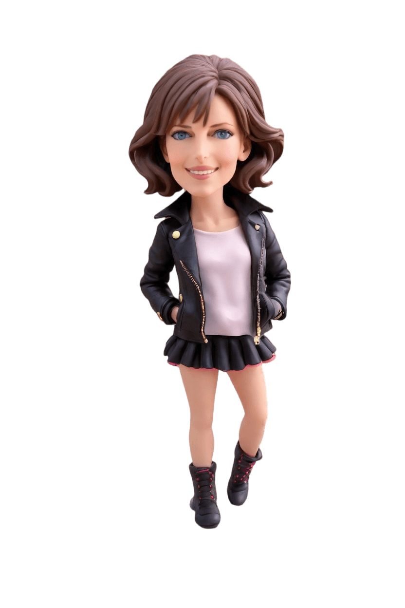 Confident Custom Edgy Bobblehead