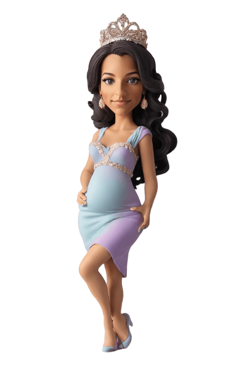 Custom Baby Shower Figurine Bobblehead