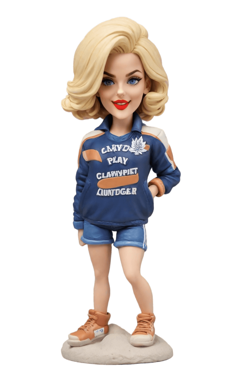 custom Hockey Heroine Bobblehead