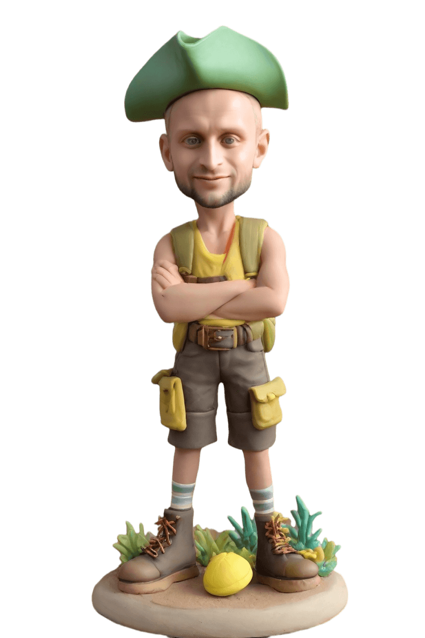 custom Adventure Pose Bobblehead