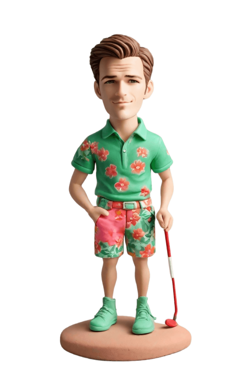Custom Golfing Fun Bobblehead