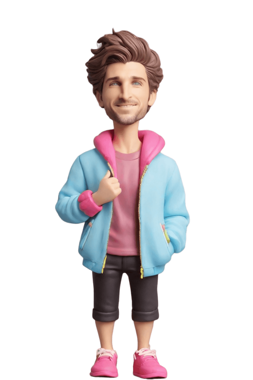 Custom Cheerleader Playful Bobblehead