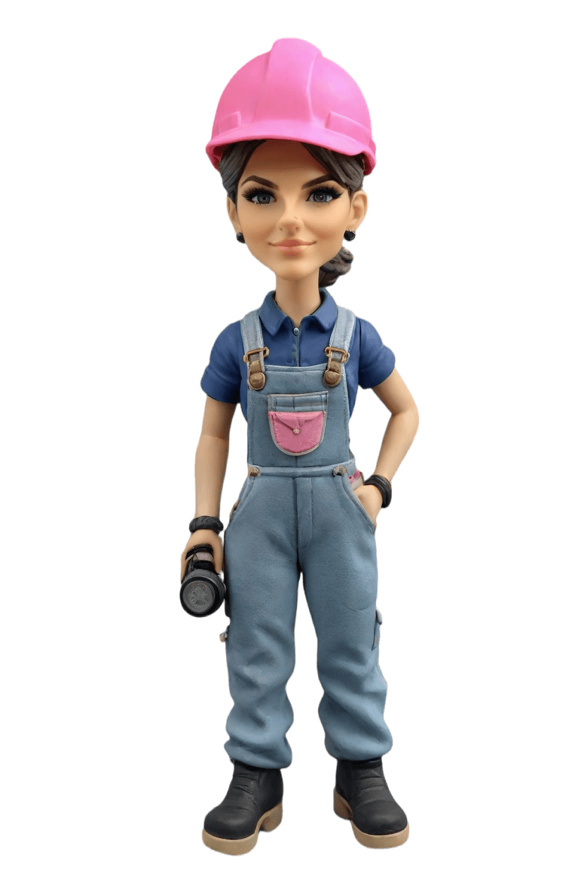 Custom Engineer Chic Bobblehead