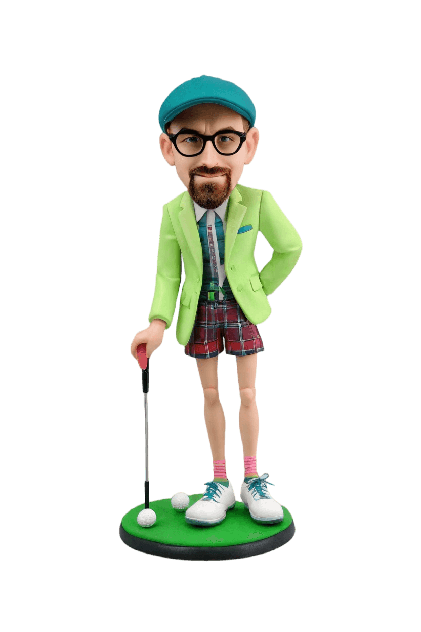 Custom Golf Swing Bobblehead