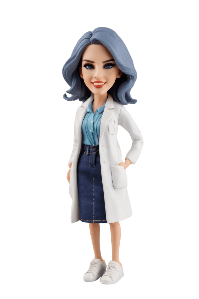 Custom Dental Charm Bobblehead