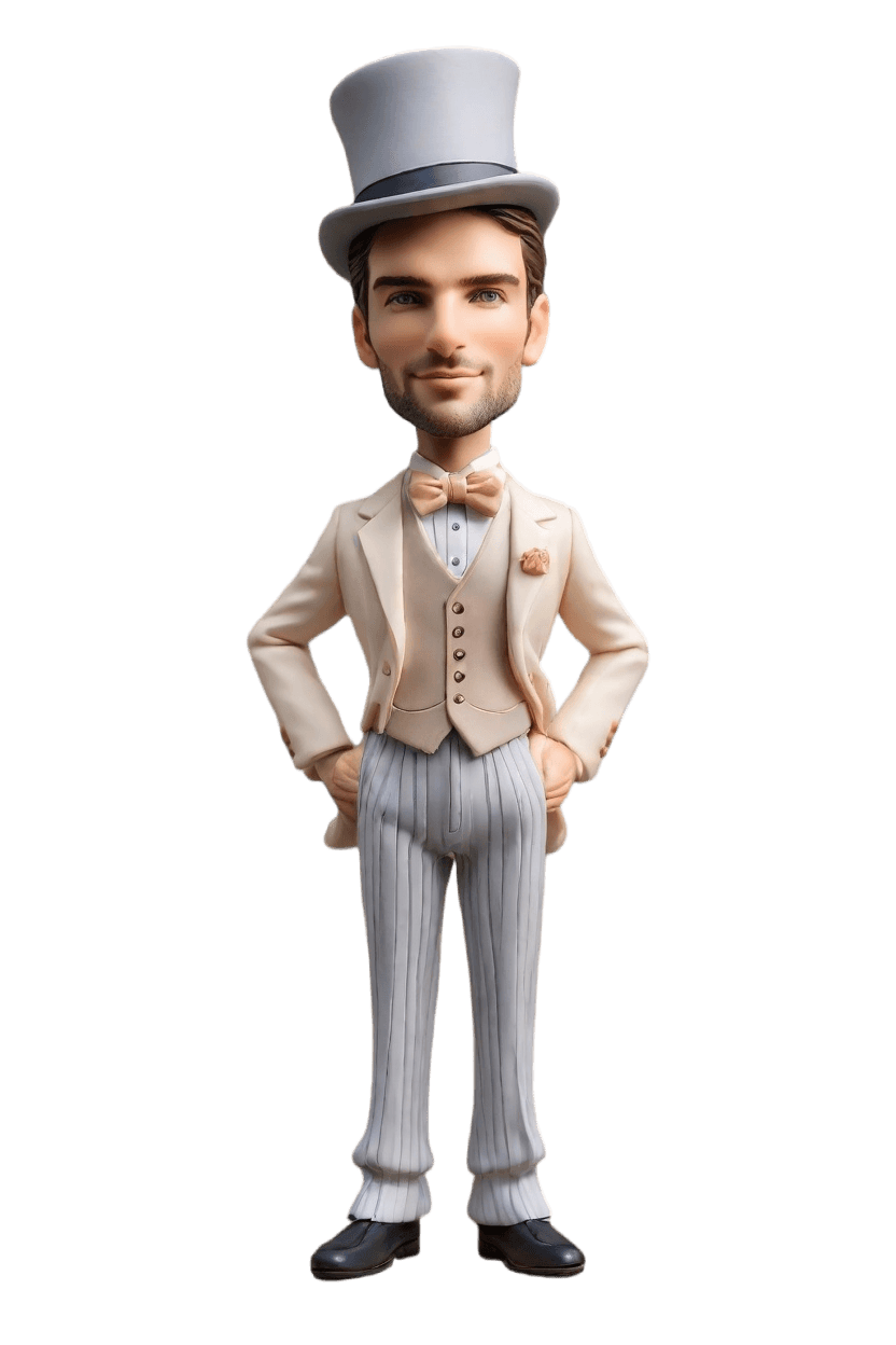 custom NewYear Confidence Bobblehead