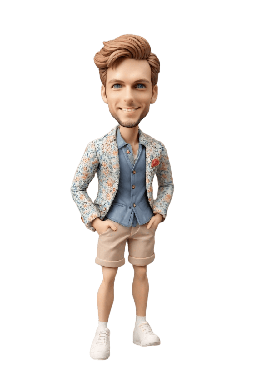 Casual Chic Custom Bobblehead