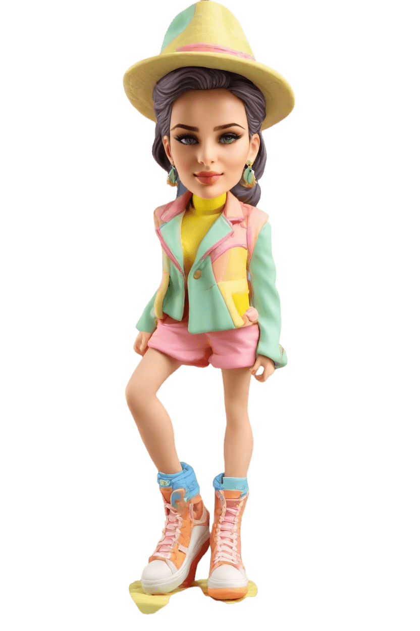 Custom Cheeky Influencer Bobblehead