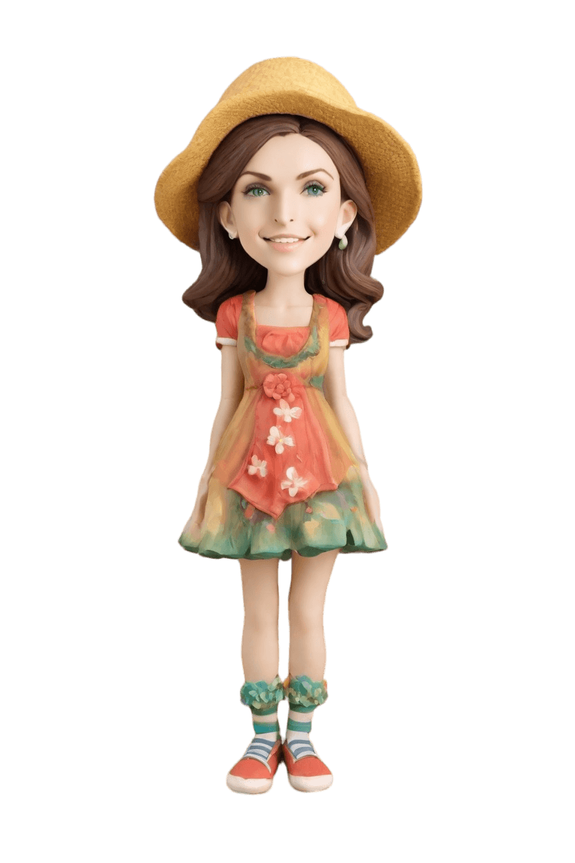Custom Garden Cheerful Bobblehead