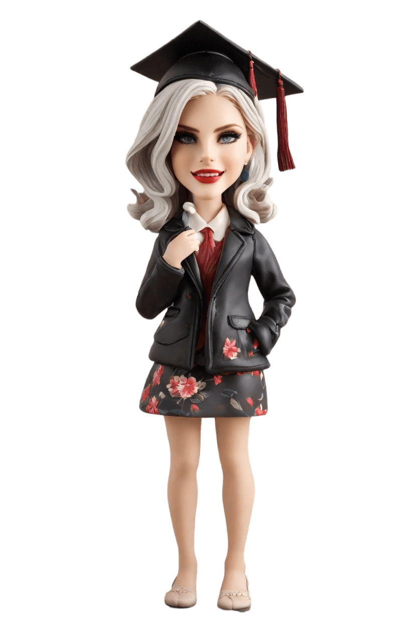 Custom Graduation Chic Bobblehead